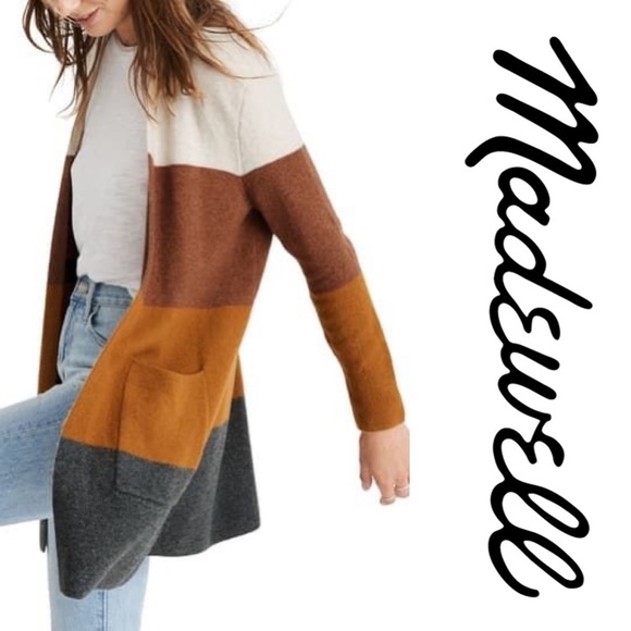 Madewell Sweaters - Madewell - Kent Colorblock Cardigan